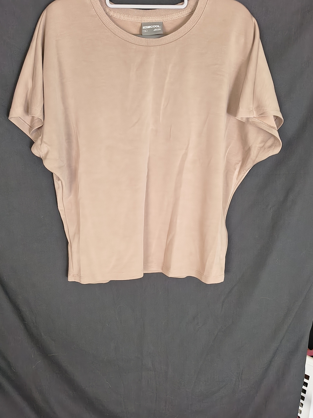 Uniqlo Women Short Sleeve Crewneck Tee - Light Beige Blush